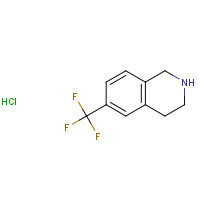 215798-14-4 6-(trifluoromethyl)-1,2,3,4-tetrahydroisoquinoline;hydrochloride chemical structure