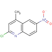 54965-59-2 2-chloro-4-methyl-6-nitroquinoline chemical structure