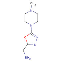 1017367-45-1 [5-(4-methylpiperazin-1-yl)-1,3,4-oxadiazol-2-yl]methanamine chemical structure