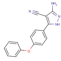 330792-70-6 3-amino-5-(4-phenoxyphenyl)-1H-pyrazole-4-carbonitrile chemical structure