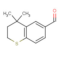 165671-32-9 4,4-dimethyl-2,3-dihydrothiochromene-6-carbaldehyde chemical structure