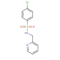 111195-91-6 4-chloro-N-(pyridin-2-ylmethyl)benzenesulfonamide chemical structure
