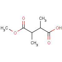 92203-55-9 4-methoxy-2,3-dimethyl-4-oxobutanoic acid chemical structure