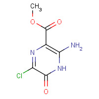 1503-04-4 methyl 2-amino-5-chloro-6-oxo-1H-pyrazine-3-carboxylate chemical structure