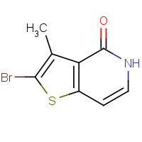 690635-73-5 2-bromo-3-methyl-5H-thieno[3,2-c]pyridin-4-one chemical structure