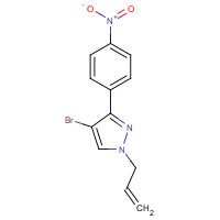 942920-38-9 4-bromo-3-(4-nitrophenyl)-1-prop-2-enylpyrazole chemical structure