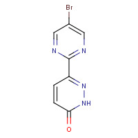 1308789-53-8 3-(5-bromopyrimidin-2-yl)-1H-pyridazin-6-one chemical structure