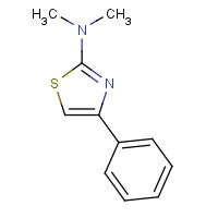 6142-13-8 N,N-dimethyl-4-phenyl-1,3-thiazol-2-amine chemical structure