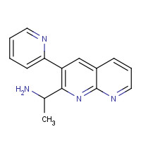 1259521-23-7 1-(3-pyridin-2-yl-1,8-naphthyridin-2-yl)ethanamine chemical structure