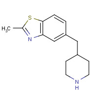 1263279-88-4 2-methyl-5-(piperidin-4-ylmethyl)-1,3-benzothiazole chemical structure