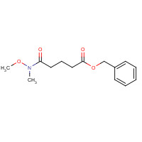 1418117-77-7 benzyl 5-[methoxy(methyl)amino]-5-oxopentanoate chemical structure