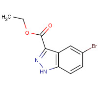 1081-04-5 ethyl 5-bromo-1H-indazole-3-carboxylate chemical structure