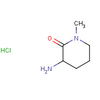 1422130-18-4 3-amino-1-methylpiperidin-2-one;hydrochloride chemical structure