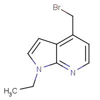 1268516-17-1 4-(bromomethyl)-1-ethylpyrrolo[2,3-b]pyridine chemical structure
