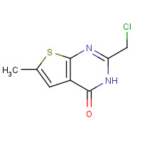 878699-59-3 2-(chloromethyl)-6-methyl-3H-thieno[2,3-d]pyrimidin-4-one chemical structure