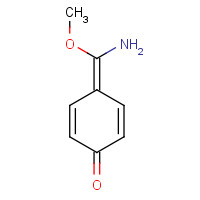 69731-90-4 4-[amino(methoxy)methylidene]cyclohexa-2,5-dien-1-one chemical structure