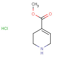 70684-82-1 methyl 1,2,3,6-tetrahydropyridine-4-carboxylate;hydrochloride chemical structure