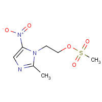 30746-54-4 2-(2-methyl-5-nitroimidazol-1-yl)ethyl methanesulfonate chemical structure