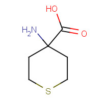 39124-16-8 4-aminothiane-4-carboxylic acid chemical structure