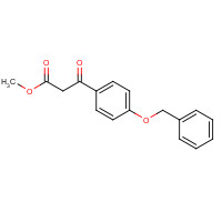 705939-73-7 methyl 3-oxo-3-(4-phenylmethoxyphenyl)propanoate chemical structure
