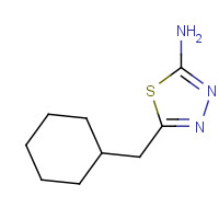 118314-08-2 5-(cyclohexylmethyl)-1,3,4-thiadiazol-2-amine chemical structure