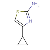 324579-90-0 4-cyclopropyl-1,3-thiazol-2-amine chemical structure