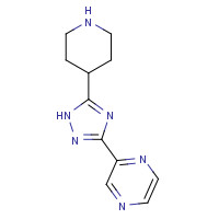 893424-17-4 2-(5-piperidin-4-yl-1H-1,2,4-triazol-3-yl)pyrazine chemical structure