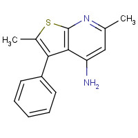1312594-15-2 2,6-dimethyl-3-phenylthieno[2,3-b]pyridin-4-amine chemical structure