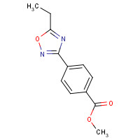 196301-95-8 methyl 4-(5-ethyl-1,2,4-oxadiazol-3-yl)benzoate chemical structure