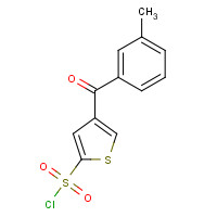 119018-07-4 4-(3-methylbenzoyl)thiophene-2-sulfonyl chloride chemical structure
