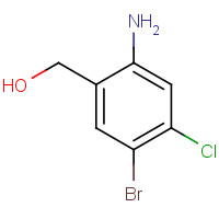 1036757-10-4 (2-amino-5-bromo-4-chlorophenyl)methanol chemical structure