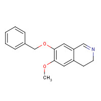 15357-92-3 6-methoxy-7-phenylmethoxy-3,4-dihydroisoquinoline chemical structure