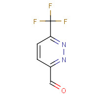 1245643-49-5 6-(trifluoromethyl)pyridazine-3-carbaldehyde chemical structure