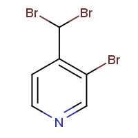 865449-16-7 3-bromo-4-(dibromomethyl)pyridine chemical structure