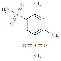 1437-48-5 2,6-diaminopyridine-3,5-disulfonamide chemical structure