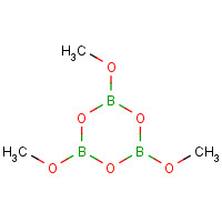 102-24-9 2,4,6-trimethoxy-1,3,5,2,4,6-trioxatriborinane chemical structure
