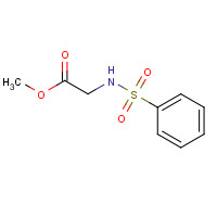 69398-48-7 methyl 2-(benzenesulfonamido)acetate chemical structure