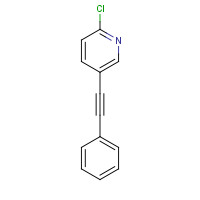 87148-60-5 2-chloro-5-(2-phenylethynyl)pyridine chemical structure
