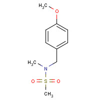 34825-81-5 N-[(4-methoxyphenyl)methyl]-N-methylmethanesulfonamide chemical structure