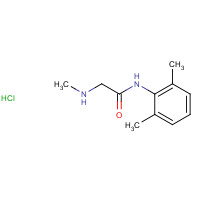 42459-27-8 N-(2,6-dimethylphenyl)-2-(methylamino)acetamide;hydrochloride chemical structure