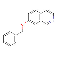 158984-80-6 7-phenylmethoxyisoquinoline chemical structure