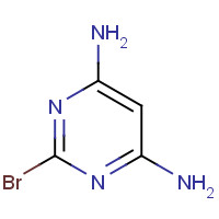 53557-65-6 2-bromopyrimidine-4,6-diamine chemical structure