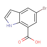 860624-90-4 5-bromo-1H-indole-7-carboxylic acid chemical structure
