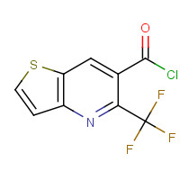 1176702-38-7 5-(trifluoromethyl)thieno[3,2-b]pyridine-6-carbonyl chloride chemical structure