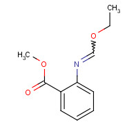 59204-51-2 methyl 2-(ethoxymethylideneamino)benzoate chemical structure
