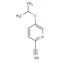 1363437-45-9 2-ethynyl-5-propan-2-yloxypyridine chemical structure