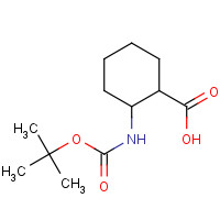 220760-49-6 2-[(2-methylpropan-2-yl)oxycarbonylamino]cyclohexane-1-carboxylic acid chemical structure