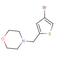 194851-19-9 4-[(4-bromothiophen-2-yl)methyl]morpholine chemical structure