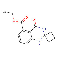 1272756-15-6 ethyl 4-oxospiro[1,3-dihydroquinazoline-2,1'-cyclobutane]-5-carboxylate chemical structure
