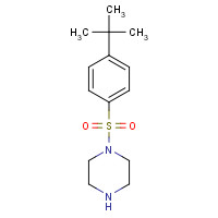 379244-68-5 1-(4-tert-butylphenyl)sulfonylpiperazine chemical structure